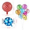 23PCS Sweet Candy Bar Balloons 18" Foil Mylar Lollipop Christmas Balloons for Holiday Baby Shower Birthday Party Supplies Decorations view 3