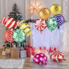 23PCS Sweet Candy Bar Balloons 18" Foil Mylar Lollipop Christmas Balloons for Holiday Baby Shower Birthday Party Supplies Decorations view 4