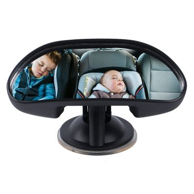 Baby Car Mirror for Rear View Shatterproof Baby Backseat Mirror with Suction Cup 360 Adjustable Safety Car Seat Mirror for Back Seat Rear Facing Infant Clear Wide Vision Rear Facing Car Seat Mirror