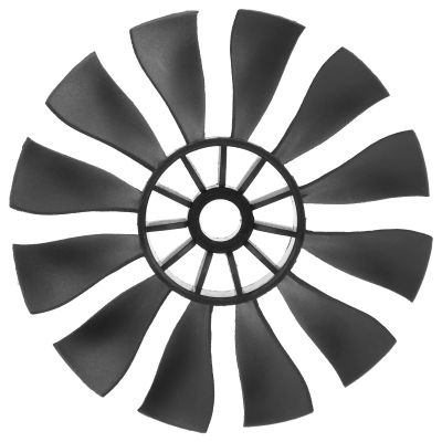 VGEBY Ducted Fan, 50mm Duct Fan 12?Blade Wear?Resistant Propeller Plastic Duct Fan Accessories Compatible for Planes Black(CW) Modeling Accessories
