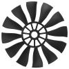 VGEBY Ducted Fan, 50mm Duct Fan 12?Blade Wear?Resistant Propeller Plastic Duct Fan Accessories Compatible for Planes Black(CW) Modeling Accessories view 2