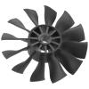VGEBY Ducted Fan, 50mm Duct Fan 12?Blade Wear?Resistant Propeller Plastic Duct Fan Accessories Compatible for Planes Black(CW) Modeling Accessories view 3