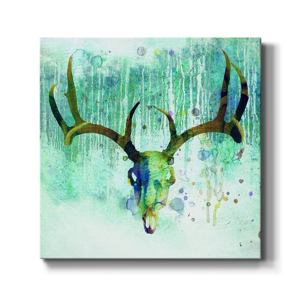 Canvas Prints Wall Art Animals Painting for Wall Dcor, Beyond the Forest I Wall Art, Ready to Hang, 32'' x 32''