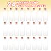 ArtCreativity Plastic Sand Art Bottles with Corks - Pack of 24-2oz Clear Containers for Sand Art, Message in a Bottle, Wedding Invitations, Fun Arts and Crafts Supplies for Kids - Sand not Included view 2