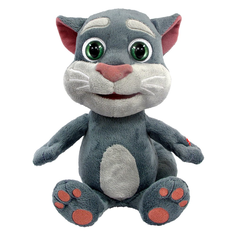 Relsy Talking Tom & Friends, My Talking Tom 12 Inch Plush Toy with Interactive Features, Talkback Talking Friends Stuffed Cuddly Plush Toy 12"