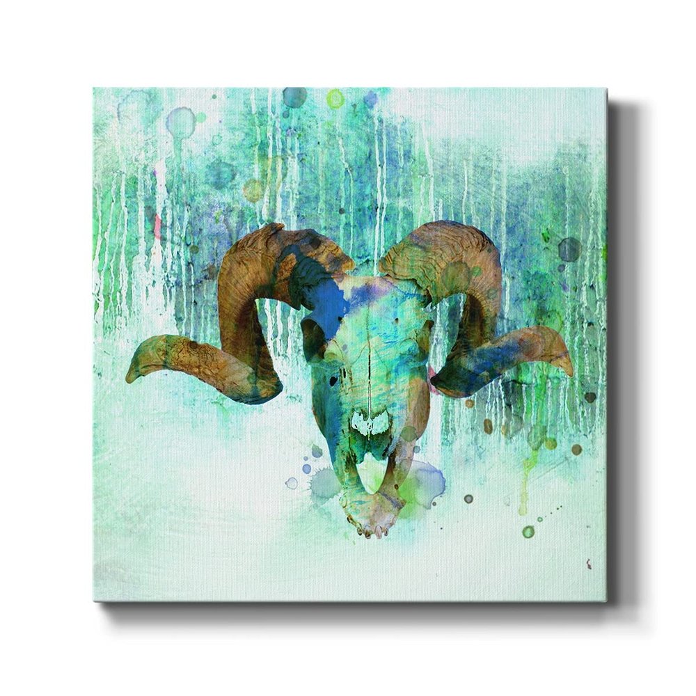 Canvas Prints Wall Art Animals Painting for Wall Dcor, Beyond the Forest II Wall Art, Ready to Hang, 32'' x 32''