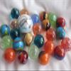 Big Game Toys~25 Mixed Assortment Pak-A-Game Glass Marbles Shooter red Blue Yellow Orange Glass Swirl lot Random Assortment Shooter vase Filler Aquarium Decor view 2