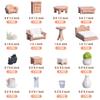 23 Pieces Dollhouse Mini Furniture Decoration Set DIY Accessories Including Dining Room Sitting Living Bedroom Toys for Baby Children Girls view 4