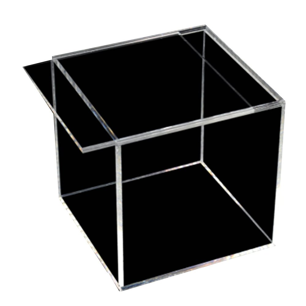 JYMENLING YANJINGYJ Display Clear Case, Protection Showcase, Acrylic Box for Action Figures Toys Collectibles Cube Countertop Box Size Can Be Customized (Color : Clear, Size : 15x15x15cm)