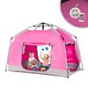 Kids Play Tent-Portable Playhouse Children House -Easy Set up Indoor Outdoor with Carry Bag for Kids-Light Strip Design for Night use -Space for Children and Parents-Birthday view 3