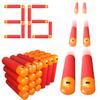 TORMEN Mega Darts Refill Pack Compatible for Nerf Mega Series, Red 36Pcs view 1