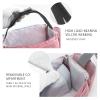 SONARIN Pram Buggy Bag Organiser & Stroller Organiser,Large Stroller Storage with Deep Cup Holder,Thickened Strap Used as Carry-On Handbag,Universal Fit All Buggy Models(Pink) view 4