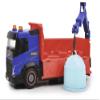 Dickie Toys - 23 cm City Toy Truck, Friction Mechanism, 3 Models Available: Concrete Mixer, Garbage Truck, or Recycling Truck, with Moving Parts, Suitable from 3 Years view 1