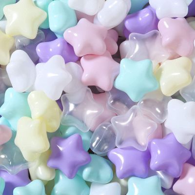 STARBOLO Star Ball Pit Balls - Pack of 100 Macaron Balls BPA&Phthalate Free Non-Toxic Crush Proof Ocean Ball Soft Plastic Balls for 1-5 Years Kids Birthday Pool Tent Party.
