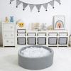 Star Ball Pit Balls Pack of 100 - Star Balls BPA&Phthalate Free Non-Toxic Crush Proof Ocean Ball Soft Plastic Balls for 1 2 3 4 5Years Toddlers Baby Kids Birthday Pool Tent Party (Star). view 2