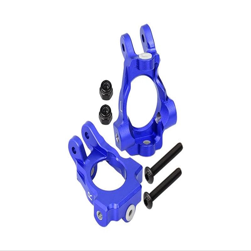 GPM for Losi 1:10 Lasernut U4 Tenacity LOS03028 / Tenacity DB Pro LOS03027V2 Upgrade Parts Aluminum Front C-Hubs - 6Pc Set Blue