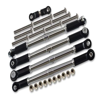 GPM for Arrma 1:8 KRATON/Outcast 6S BLX Upgrade Parts Aluminum Turnbuckles - 25Pc Set Silver