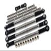 GPM for Arrma 1:8 KRATON/Outcast 6S BLX Upgrade Parts Aluminum Turnbuckles - 25Pc Set Silver view 1