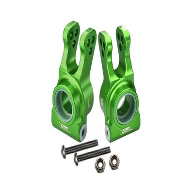 GPM For Losi 1:10 Lasernut U4 Tenacity LOS03028 / Tenacity DB Pro LOS03027V2 Upgrade Parts Aluminum Rear Knuckle Arm - 6Pc Set Green