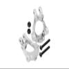 GPM For Losi 1:10 Lasernut U4 Tenacity LOS03028 / Tenacity DB Pro LOS03027V2 Upgrade Parts Aluminum Front C-Hubs - 6Pc Set Silver view 1