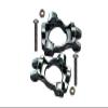 GPM for Losi 1:10 Lasernut U4 Tenacity LOS03028 / Tenacity DB Pro LOS03027V2 Upgrade Parts Aluminum Front C-Hubs - 6Pc Set Gray Silver view 1