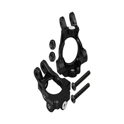 GPM for Losi 1:10 Lasernut U4 Tenacity LOS03028 / Tenacity DB Pro LOS03027V2 Upgrade Parts Aluminum Front C-Hubs - 6Pc Set Black