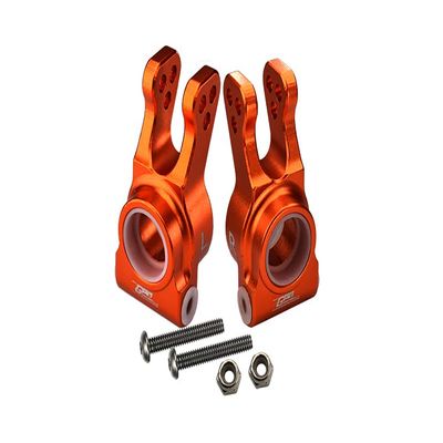 GPM For Losi 1:10 Lasernut U4 Tenacity LOS03028 / Tenacity DB Pro LOS03027V2 Upgrade Parts Aluminum Rear Knuckle Arm - 6Pc Set Orange