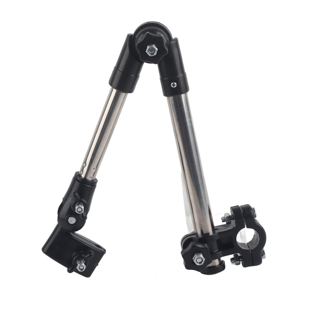 TOPINCN Umbrella Holder, 360 Adjustable Umbrella Stretch Multifunctional Mount Stand Holder Baby Stroller Pram Chair(Black)