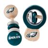 Baby Fanatic Wood Rattle 2 Pack - NFL Kansas City Chiefs, Officially Licensed Baby Toy - Baby view 1