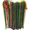Dondor Festive Metallic Beaded Necklaces (30 Pack, GREEN, GOLD, PURPLE) view 1