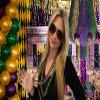 Dondor Festive Metallic Beaded Necklaces (30 Pack, GREEN, GOLD, PURPLE) view 2