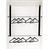 Kids Hanging Closet Organizer- with Childrens Velvet Hangers (Includes 10 Children's Hangers) (Hanging Adjustable Rod System That Triples Closet Space) view 1