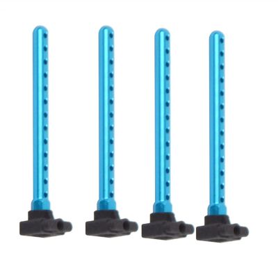 DAPENGNIAO 4pcs Aluminum Alloy Body Posts Mount for Tamiya TT02 TT-02 Upgrade Parts Accessories (Color : Purple)
