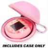 CASEMATIX Pink Carry Case Compatible with Tamagotchi Pix Camera Interactive Virtual Pet, Includes Case Only with Wrist Strap and Carabiner view 3