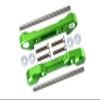 GPM for LOSI 1/10 LASERNUT Tenacity U4 LOS03028 Aluminum Front Lower Suspension Mount -12PC Set (Green) view 1