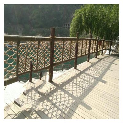 Child Safety Net,Photo Wall Decoration Mesh Nets,Background Wall Decorative Net,For Indoor Railings Stairs Playground Outdoor Patios Balcony Child Safety Net(Size:3x8m(10x26ft),Color:Hemp rope net)