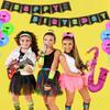 80s Party Decorations - Including Happy Birthday Banner, Inflatable Boom Box, Guitar, Microphone, Saxophone, 80s Element Bunting, Hanging Swirls, Balloon, for 80s Birthday Party Decorations view 4