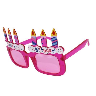 Happy Birthday Candle Novelty Sunglasses for Party Supplies and PC
