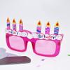 Happy Birthday Candle Novelty Sunglasses for Party Supplies and PC view 3