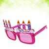 Happy Birthday Candle Novelty Sunglasses for Party Supplies and PC view 4