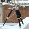 Nautical Marine Brass Chrome Spyglass Telescope W/Black Wooden Tripod Stand Gift view 2