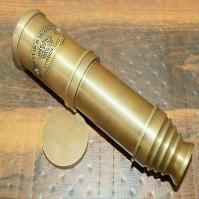 Vintage Brass Nautical Pirate Spyglass Marine Antique Telescope Collectible Gift