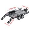 465 * 290MM Metal Trailer for 1/10 RC Car Crawler Axial SCX10 90046 AXI03007 Traxxas TRX-4 Redcat Gen8-1 Set view 2