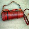 16" Brass Kelvin & Hughes Spyglass Maritime Telescope with Leather Carry Case view 2