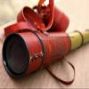 16" Brass Kelvin & Hughes Spyglass Maritime Telescope with Leather Carry Case view 3