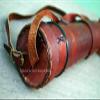 16" Brass Kelvin & Hughes Spyglass Maritime Telescope with Leather Carry Case view 4