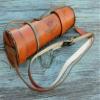Kelvin & Hughes Brass with Leather Carry CASE Spyglass Maritime Telescope view 3