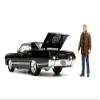 Jada Supernatural 1:24 1967 Chevy Impala Die-cast Car w/Dean Winchester Die-cast Figure, Toys for Kids and Adults view 4
