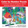 Faber-Castell Coloring by Number Coloring Puzzle Camping Set | Color, Build & Reveal a Glow-in-The-Dark Puzzle Scene | Relaxing Screen-Free Creative Activity for Kids (Ages 6+) view 2