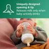 Philips Avent Natural Glass Baby Bottles with Natural Response Nipples (Medium Flow, Flow 3), 8oz, 4-Pack, SCY913/04 view 4